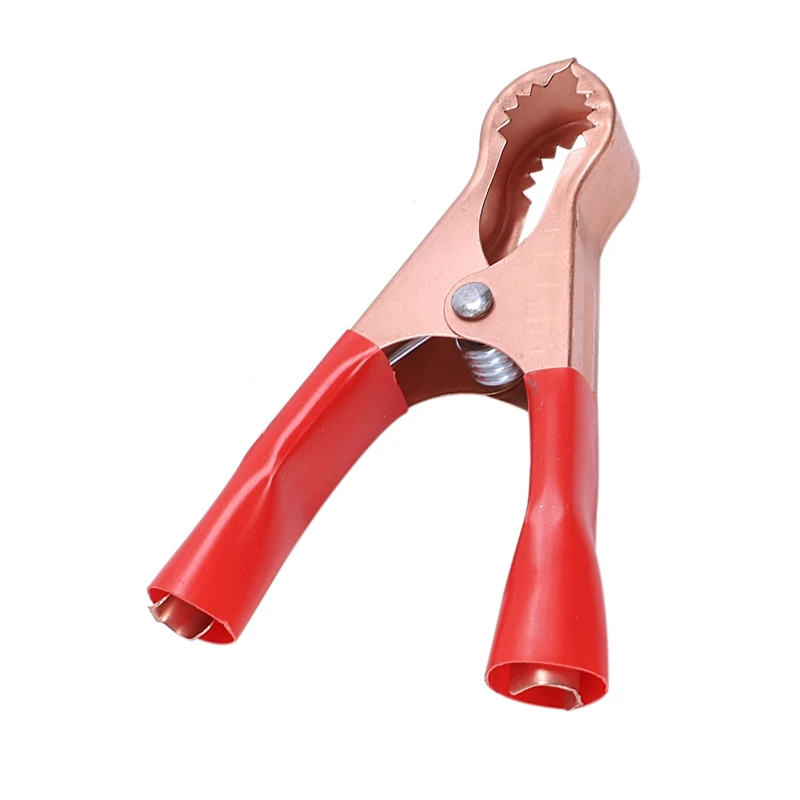 2 пары покрытые медью изолированные зажимы для автомобильного аккумулятора