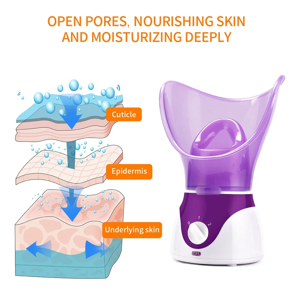 50ML Facial Heating Sprayer Face Nose Steamer Humidifier Skin Moisturizing Pores Cleansing Aromatherapy Sauna Home Beauty Device |