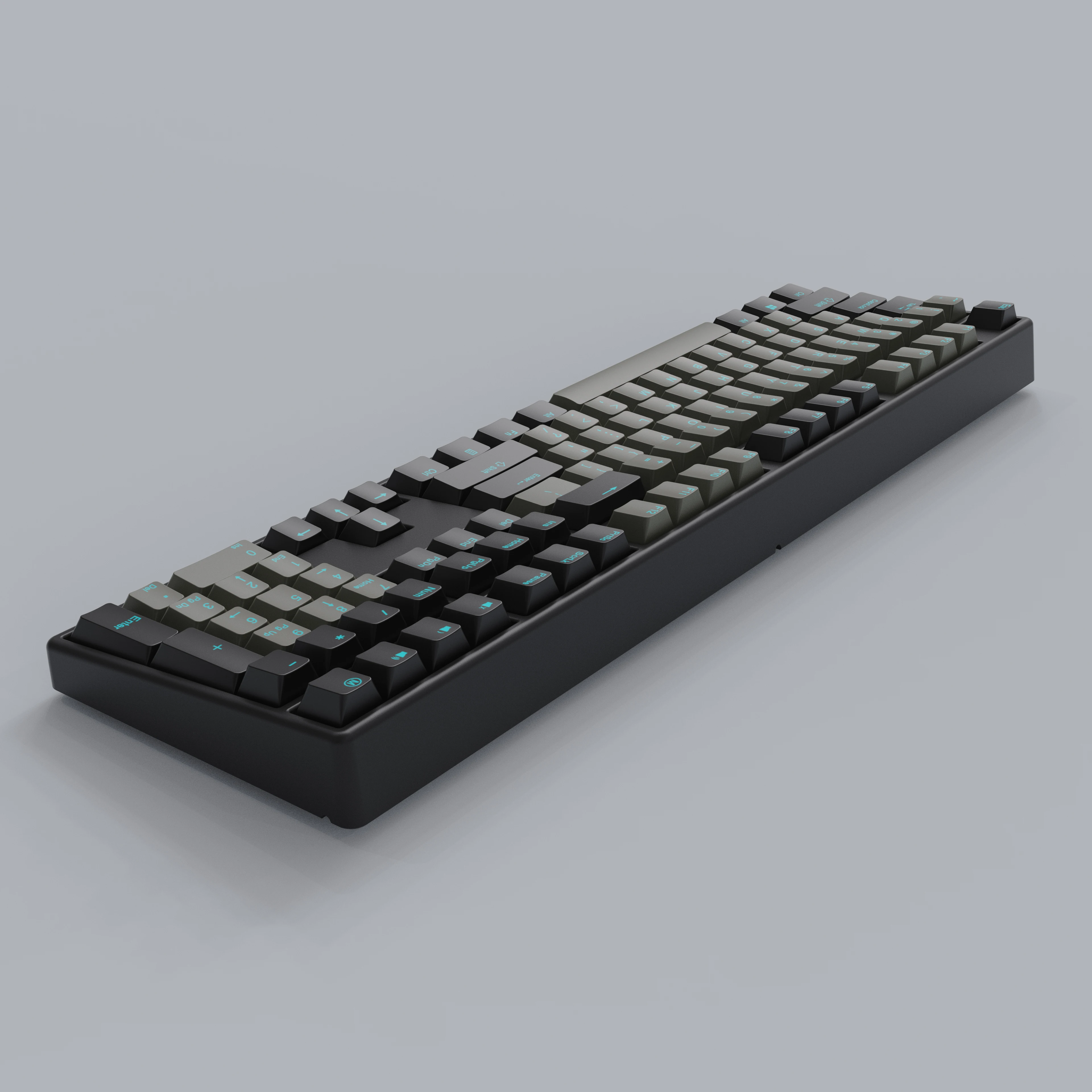 X108 Capacitancia Black 2021 NIZ EC Keyboard USB Bluetooth RGB Mode Multi-Function Programmer Keyboard PBT Keycaps New Swithes