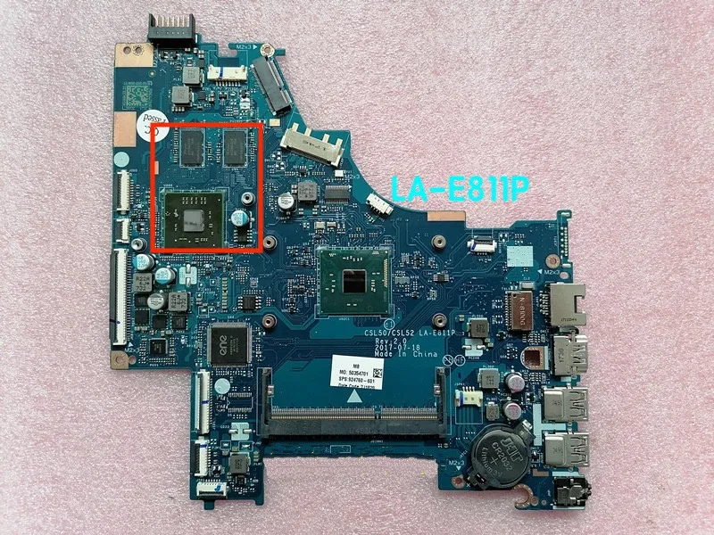 

Suitable For HP 15-BS LA-E811P Motherboard 924760-601 924760-501 924760-001 Mainboard 100% tested fully work