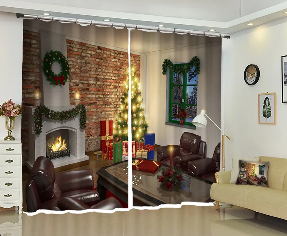 Индивидуальные 3D затемненные шторы на карту пользовательский размер магазин