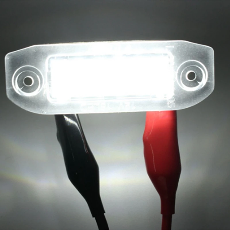 

2pcs Error Free White LED Car Number License Plate Lights Lamps car styling 12V plate lamps For Volvo S60 V60 V50 XC60 XC70 XC90