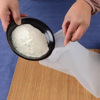 1set cooking pastry bag soft silicone preservation kneading dough flour mixing bags kitchen gadget tools accessories