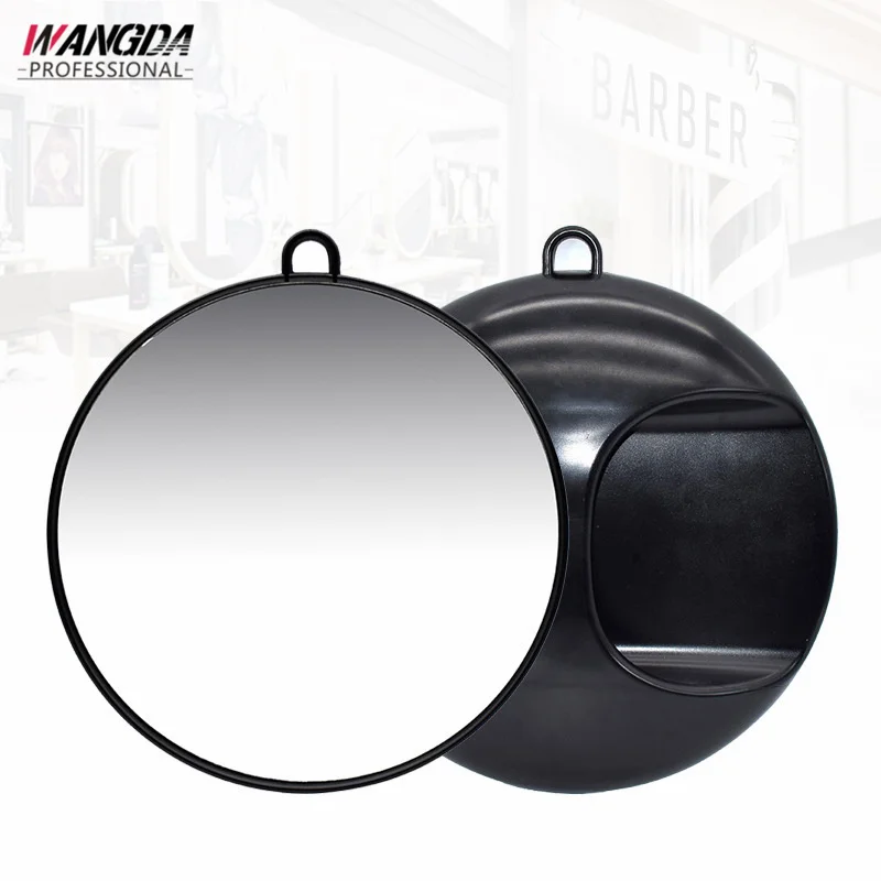 

Professional Large Round Makeup Mirror Hair Salon Hairdressing Styling Mirror Handheld Wall-Mounted Hairdressing Dressing Mirror