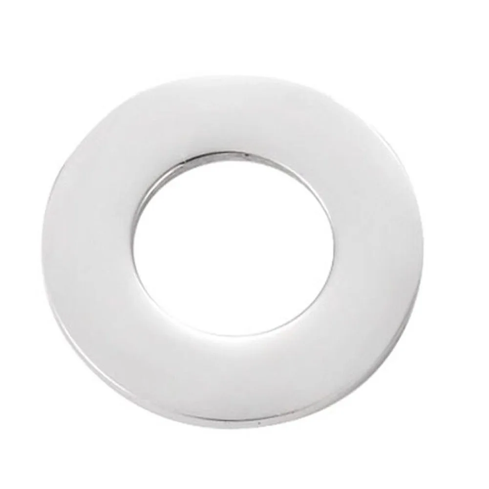 Пустые круглые штампованные бирки с круглым отверстием коннектор для подвесок