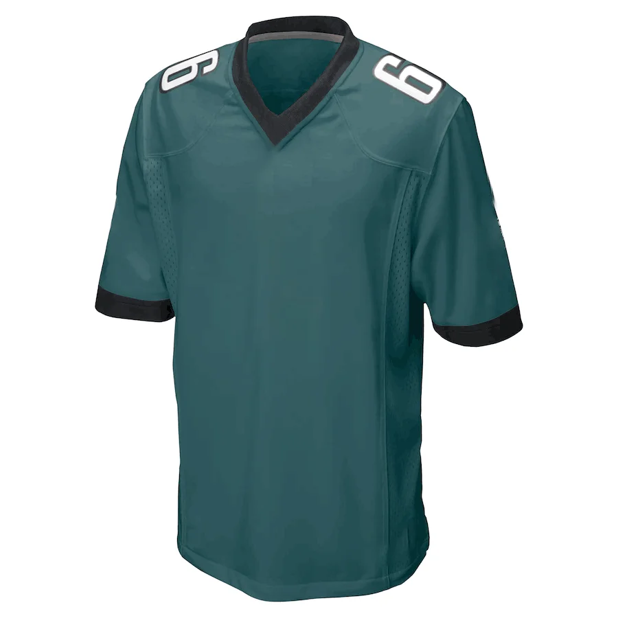 

Новинка, Молодежные фанаты, трикотажные изделия для регби Zach Ertz Fletcher Cox Jeffery, спортивные футболки для фанатов американского футбола, Филадел...