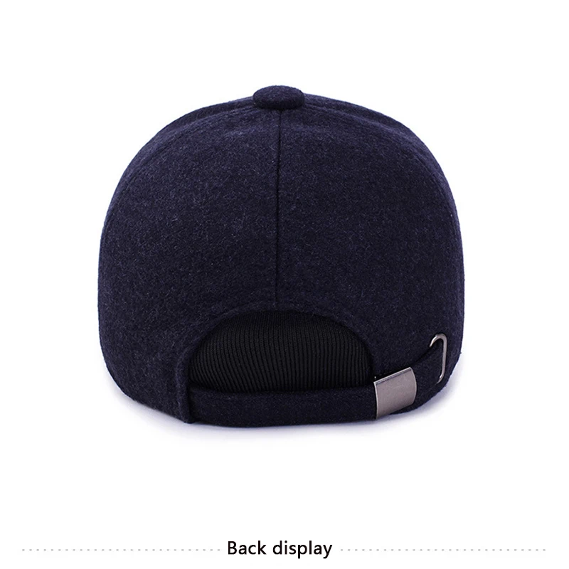 Новинка 2019 зимние бейсболки для мужчин теплые кепки мужские шапки шапочка