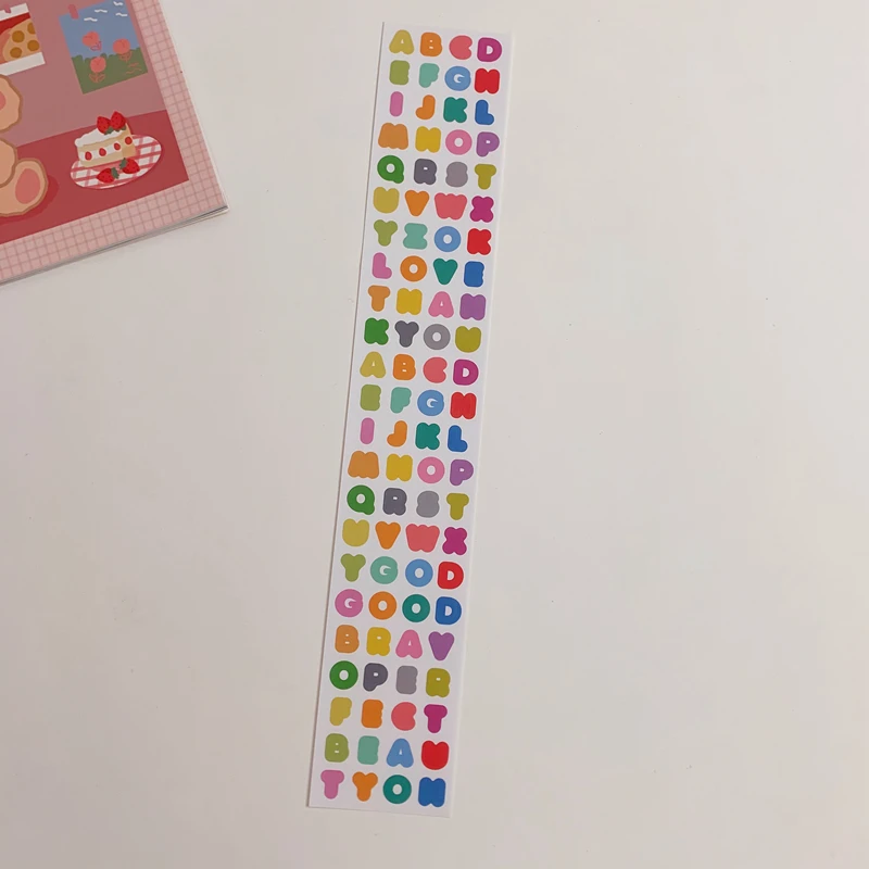 

Cute Creative Colorful Ribbon stickers DIY scrapbooking journal diary happy plan mobile phone gift decoration stickers