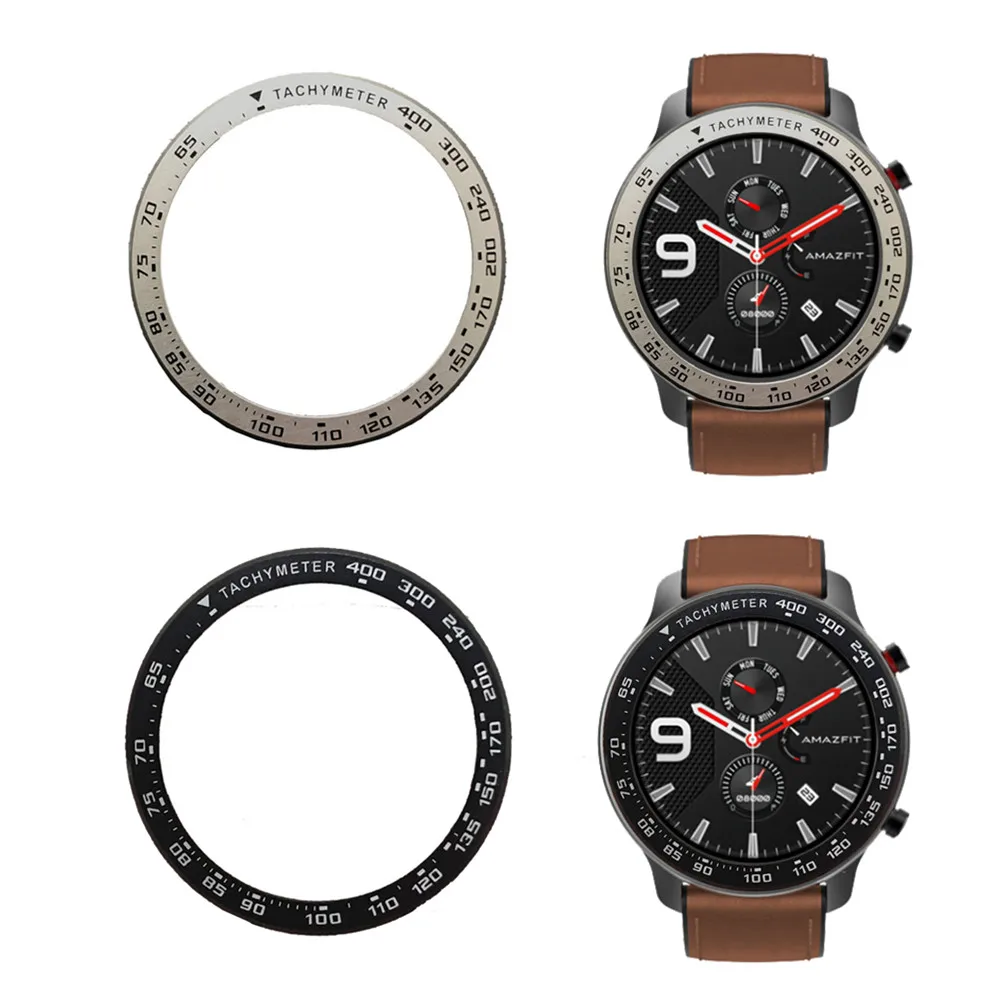 Металлическая внешняя крышка для часов Xiaomi Huami Amazfit GTR корпус шкалы с кольцевым
