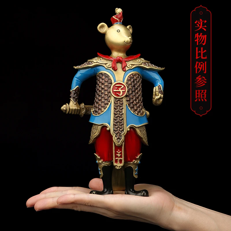

Zodiac bronze ornaments mascot fortune home decoration