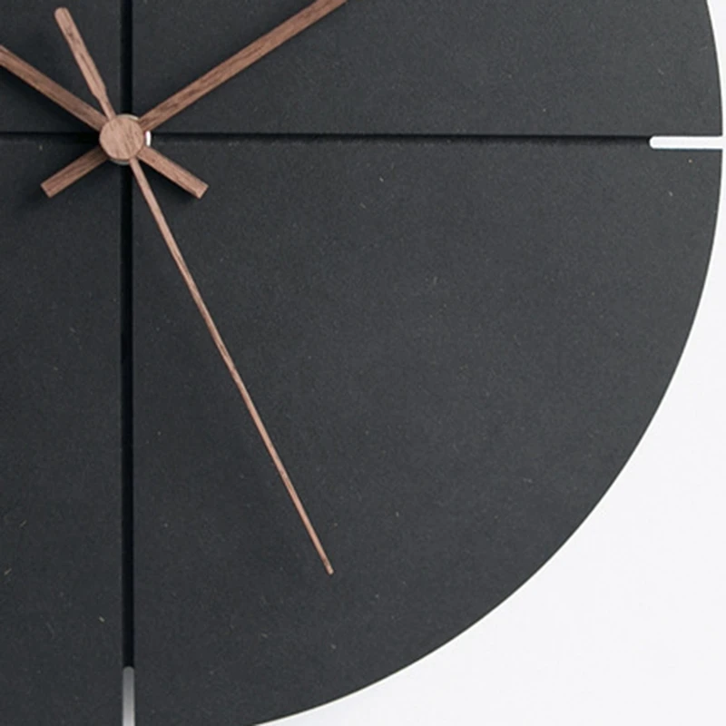 

Nordic Minimalist Wooden Wall Clocks Living Room Personality Household Watches Silent Wall Clocks Home Decor