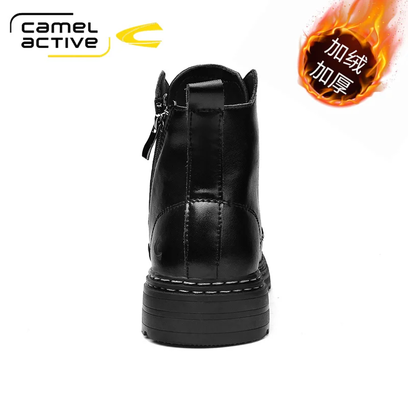 Мужские зимние ботинки Camel Active из натуральной коровьей кожи мужские ручной