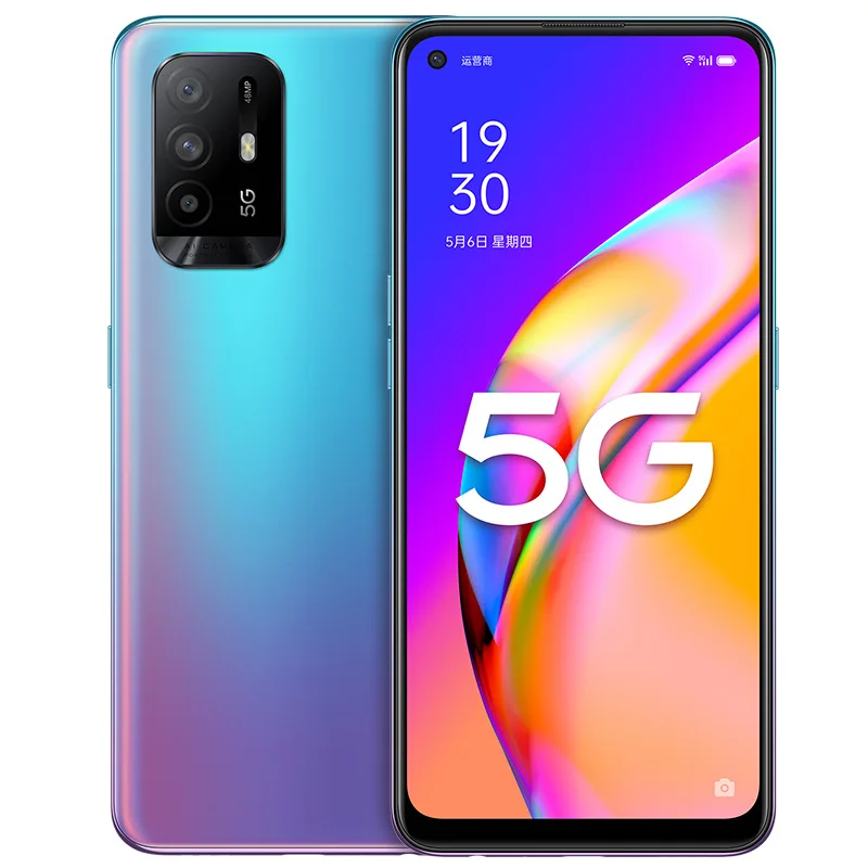 Оригинальный OPPO A95 5G мобильный телефон 6 43 дюймов AMOLED Экран 8G + 128G Dimensity 800U Octa Core 30 Вт