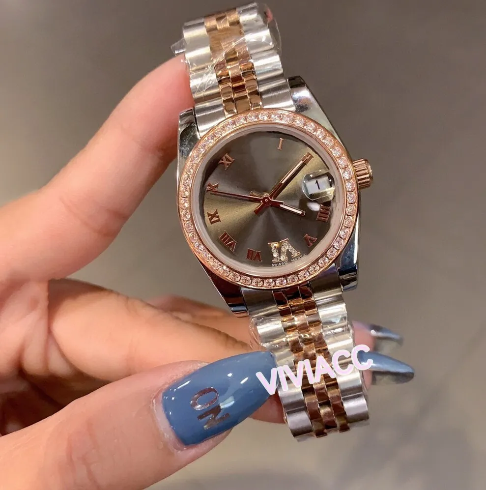 Часы наручные женские кварцевые с римскими цифрами модные дамские розовым