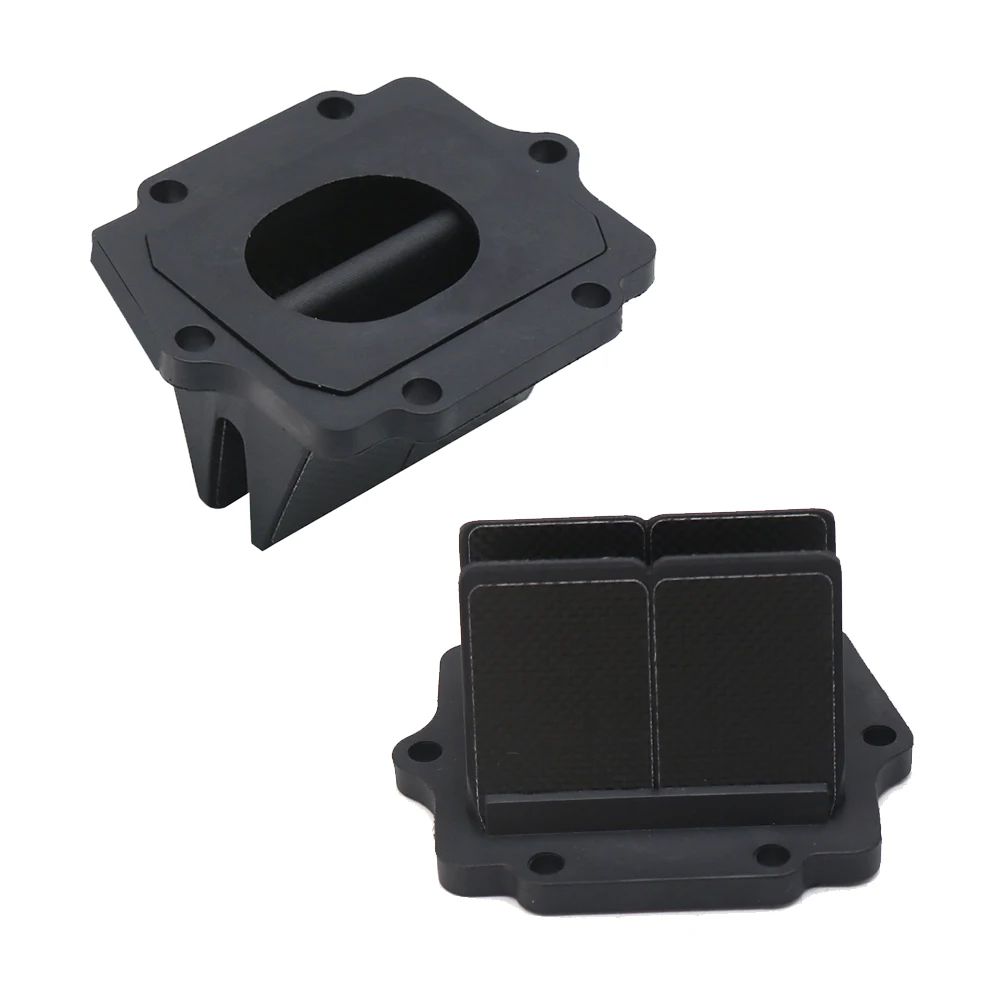 

Sclmotos- Carbon Fiber Motorcycle Intake Reed Valve For KX125 1982-1992 KMX125 1999-2001 KX500 1983-1984 ATV Dit Pit Bike Race