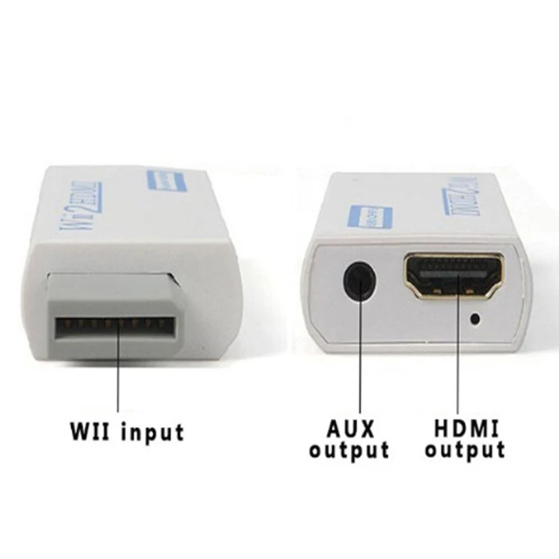 Переходник для Wii-HDMI адаптер FullHD 1080P Wii 2 HDMI-конвертер 3 5 мм аудио ПК монитора HDTV |
