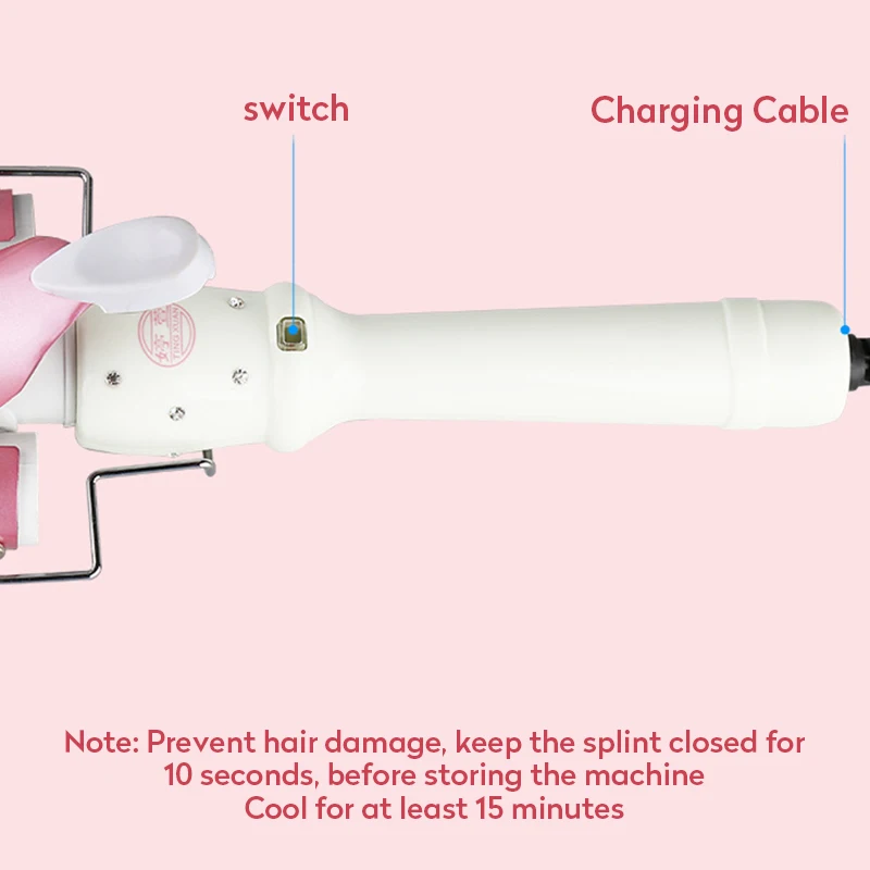 Kemei щипцы для завивки волос Лидер продаж волосы цифровой волны бигуди Керамика