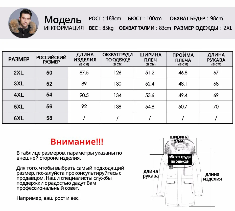 ICEbear Новинка толстый пуховик мужской зимний качественная модная тёплая мужская куртка с мехом из енота MWY18940D