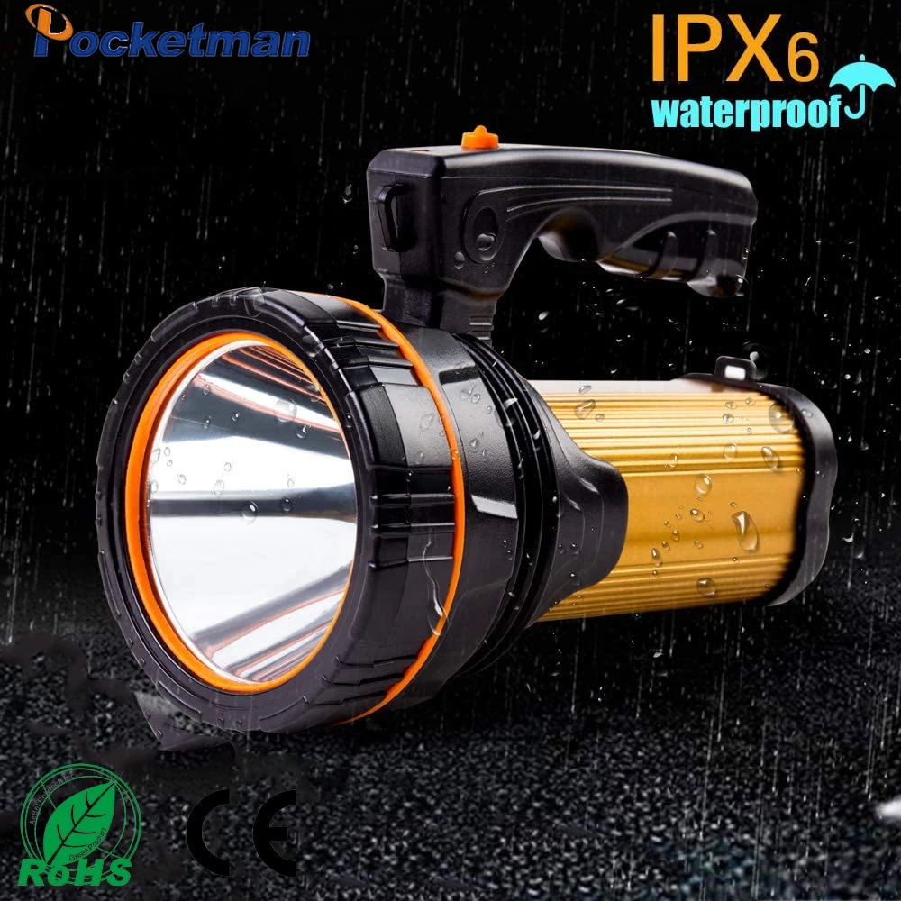 35 Вт светодиодсветодиодный перезаряжаемые портативные фонарики Высокая