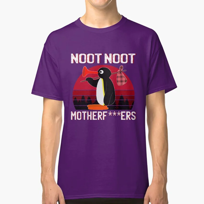Копия рубашки Noot Pingu подарок Meme Motherf футболка | Мужская одежда