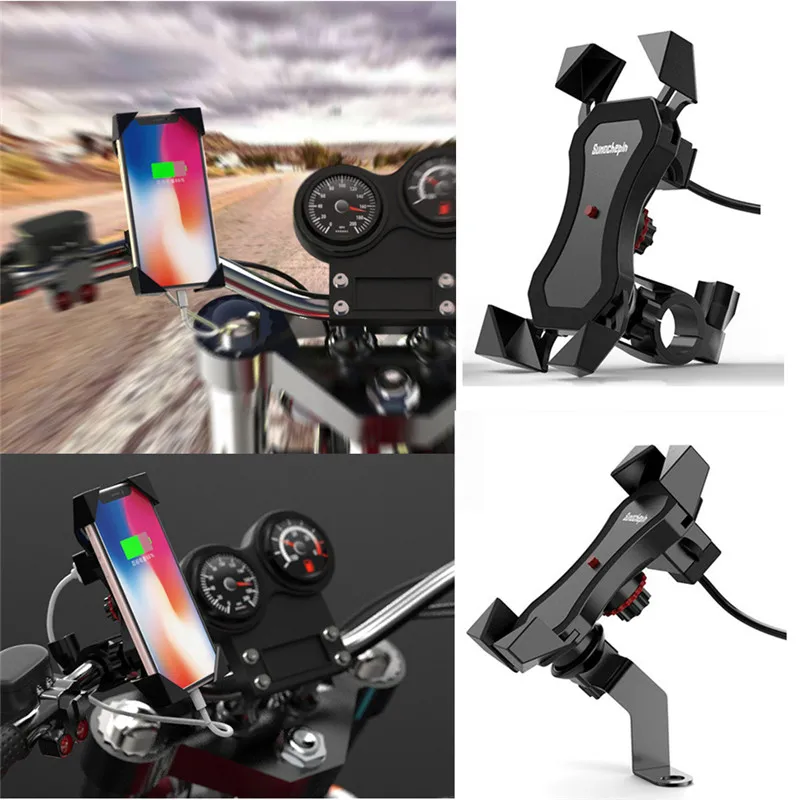 Горячий 360 ° велосипед мотоцикл Байк держатель для телефона с USB зарядное