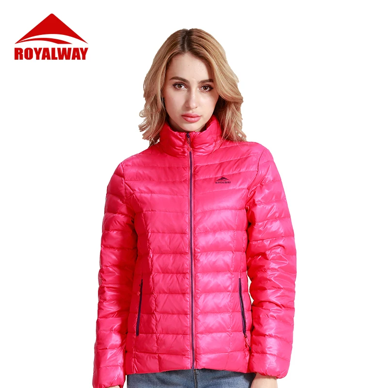 ROYALWAY тонкая женская куртка теплая водонепроницаемая переносная пуховик уличная