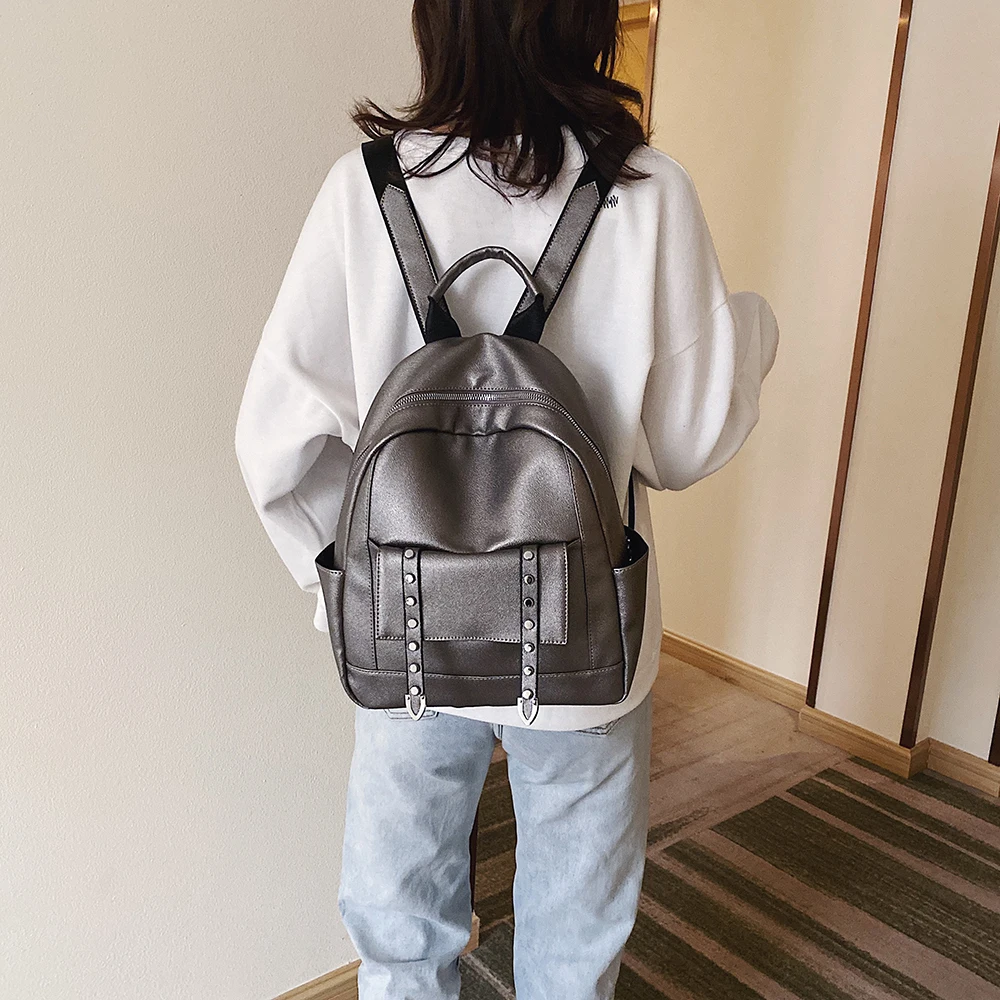 Модный рюкзак для женщин из искусственной кожи рюкзаки высокое качество