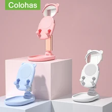 Bunny Bear Style Phone Holder Tablet Stand For iPhone iPad Tablet Adjustable Desk Phone Stand Desktop Holder For Xiaomi Tablet