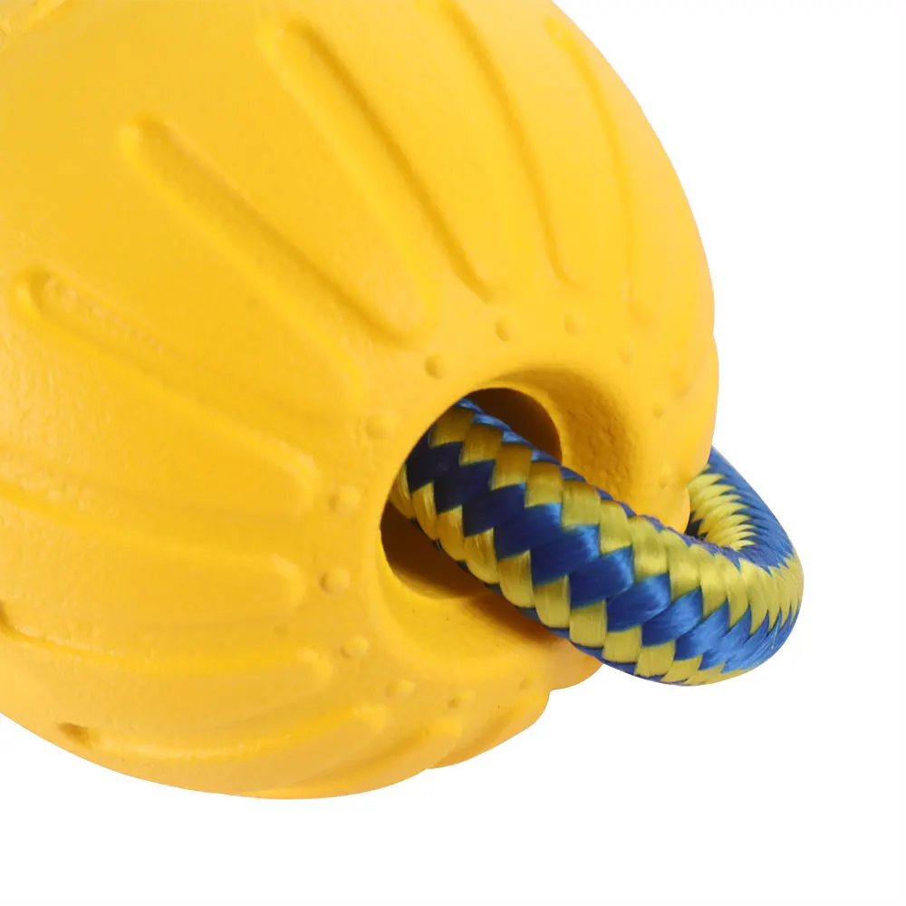 

7CM Portable EVA Sphere Hollow Ball Bite-Resistant Pet Dog Training Toys Ball Rope Bite Resistant Magic Ball Pet