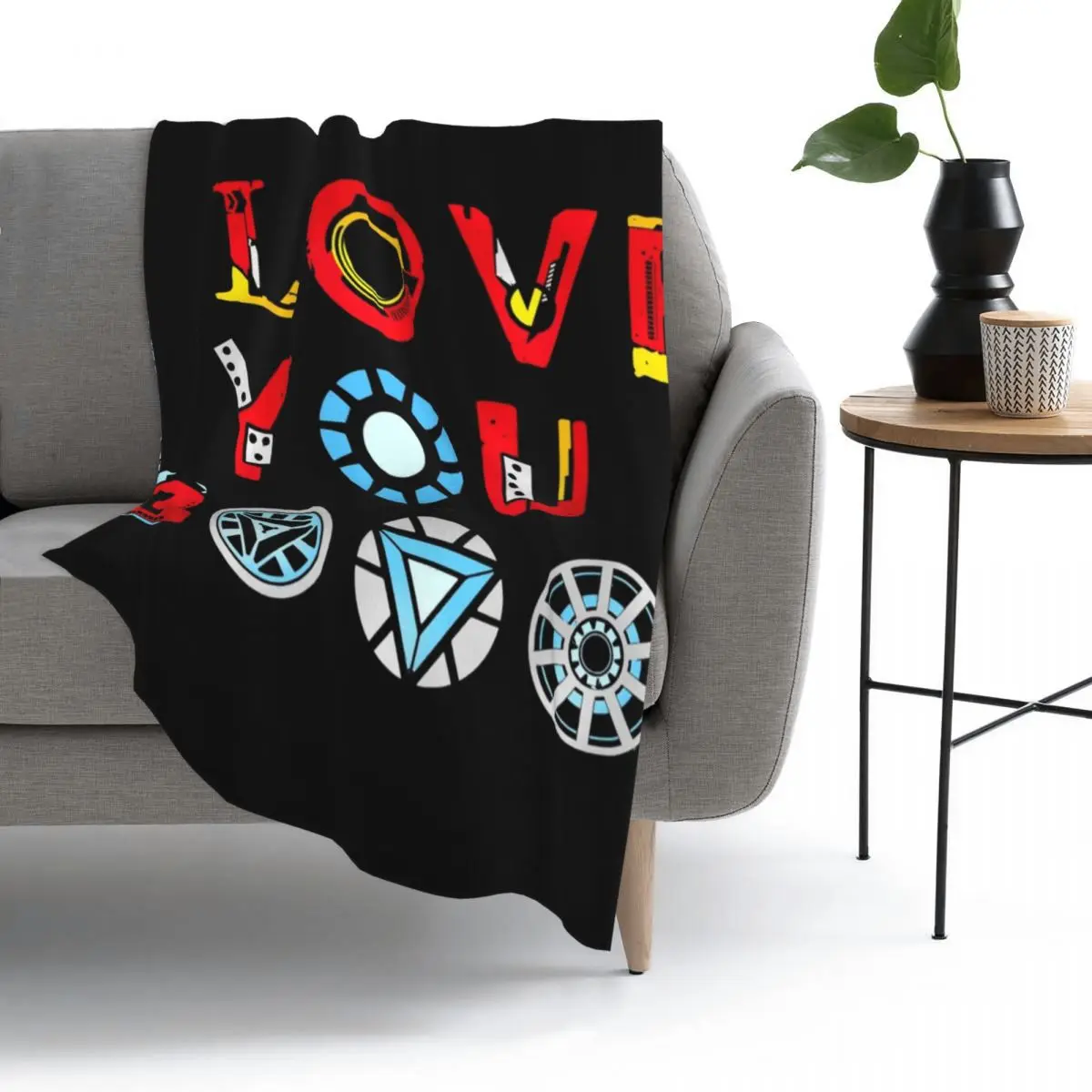 

I Love You 3000 V3 Throw Blanket Fleece Throw Blanket Bed Blanket Softblanket Plush Flannel Warm bedding Home travel Adult child