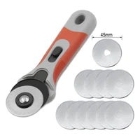 hand tools 45mm rotary cutter blades fit rotary cutter fabric paper circular cutting patchwork craft leather round hob tool