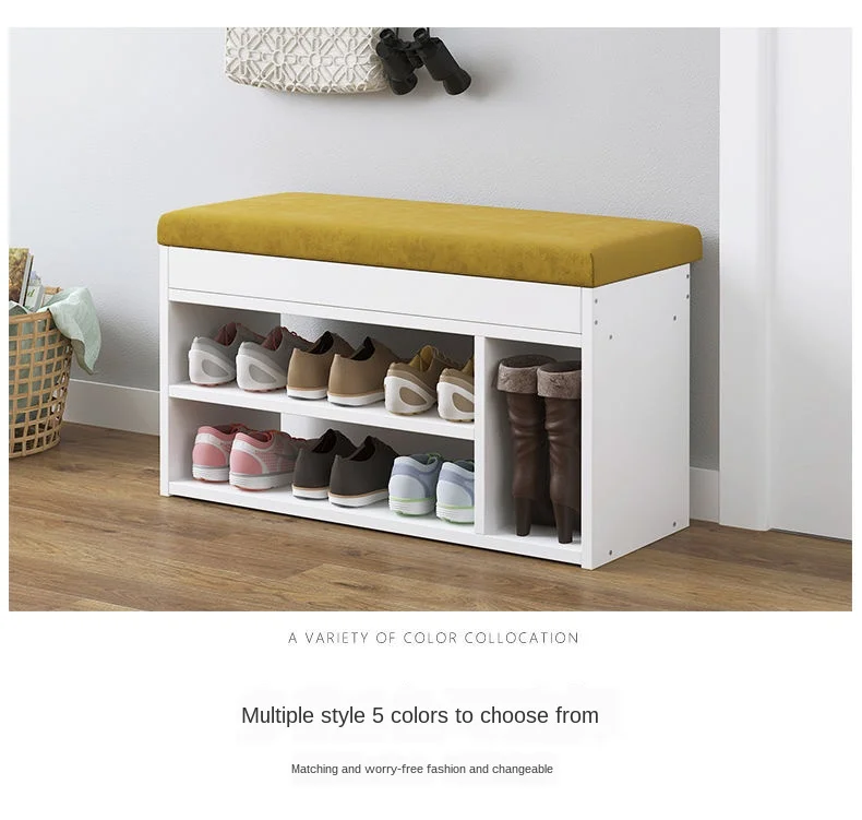 B Сменная обувь табурет простой современный домашний для хранения дверей