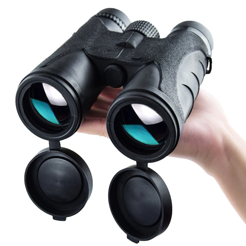 Мощный бинокль 10 × 42 HD BAK4 телескоп ночного видения для слабого освещения