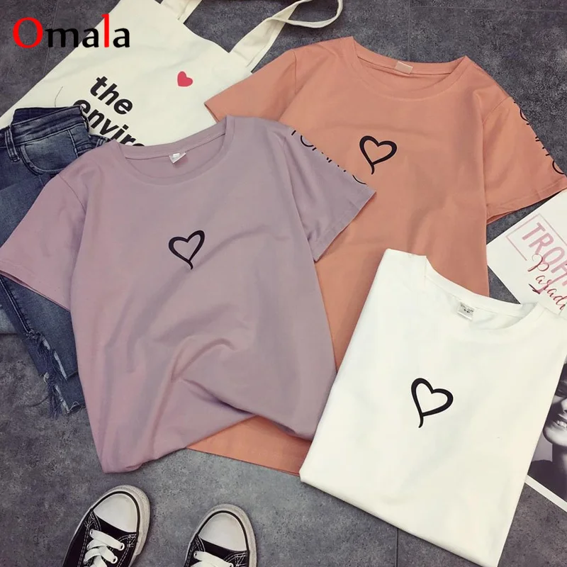 Женская милая футболка с короткими рукавами буквенным принтом Детская Футболки