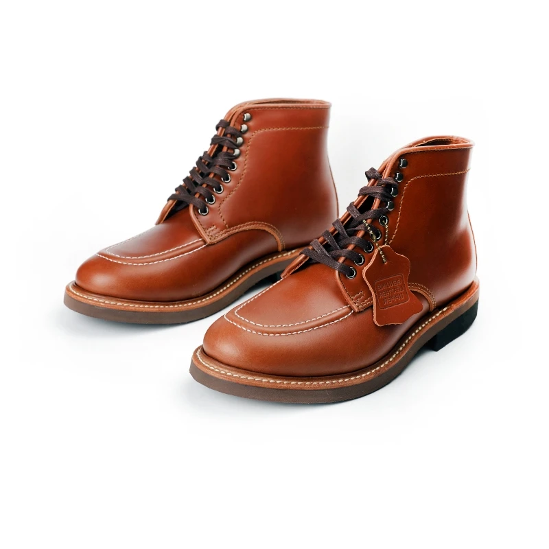 

Goodyear-фальцовые ручной осень-зима мужские ботинки крылья Одежда высшего качества ботильоны под платье; Обувь из коровьей кожи; Рабочие мотоб...