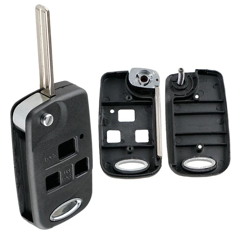 Чехол для ключа автомобиля 2 кнопки Модифицированный корпус автомобильного