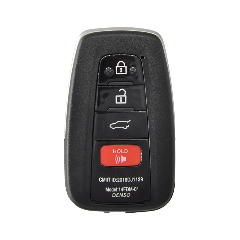 HE Xiang Car Key Shell Case For Toyota Corolla Camry Avalon Prado Prius CHR RAV4 Lexus 2017+Replace Promixity Card Housing Cover |