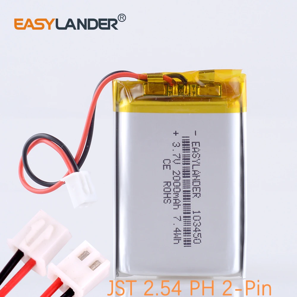 XHR 2P 2 54 маленький пудинг малыш обучающая история машина 3 7 v 103450 2000 mah общая зарядка