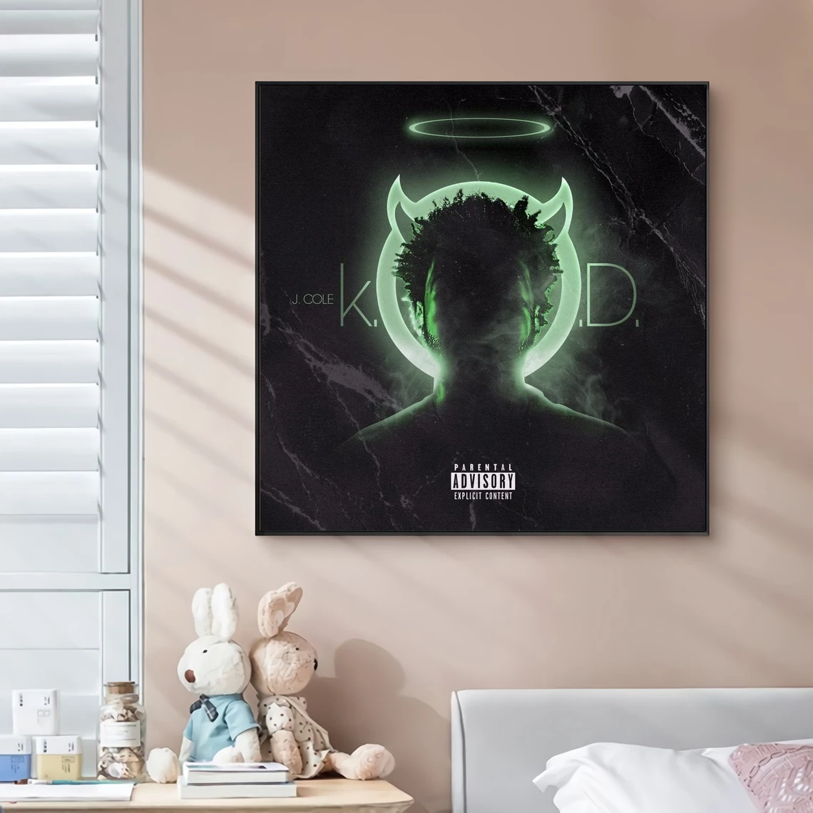 J. Cole KOD Музыкальный альбом Плакат Печать на холсте Украшение дома Настенная