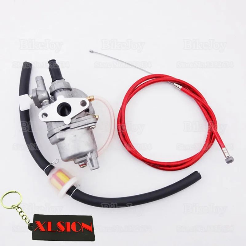 Карбюратор красный газовый с тросиком дроссельной заслонки для 47cc 49cc