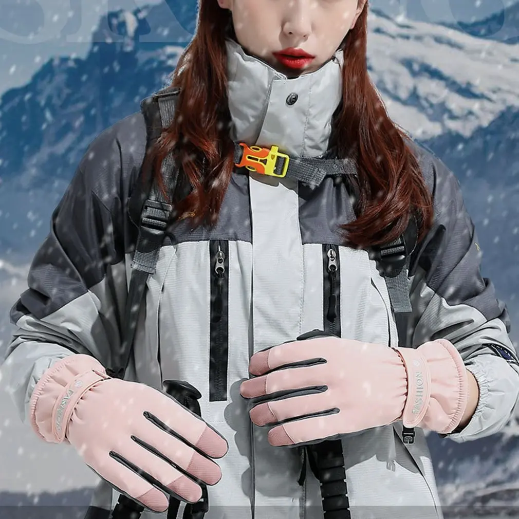 Новые Зимние перчатки для мужчин и женщин лыжные с функцией сенсорного экрана