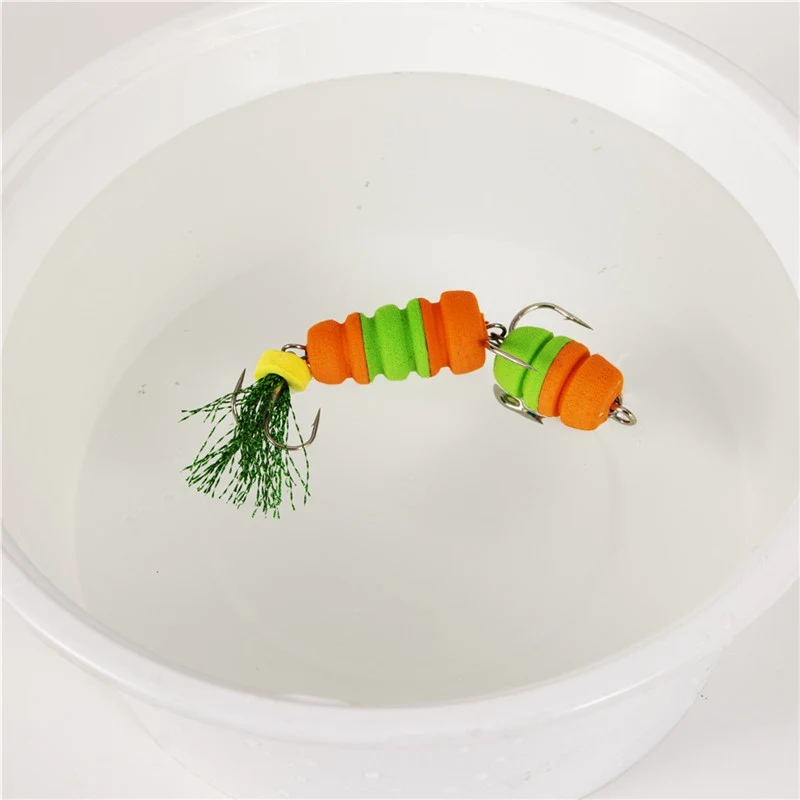 2 шт. Мягкая наживка из пенопласта искусственная для насекомых приманки плавания