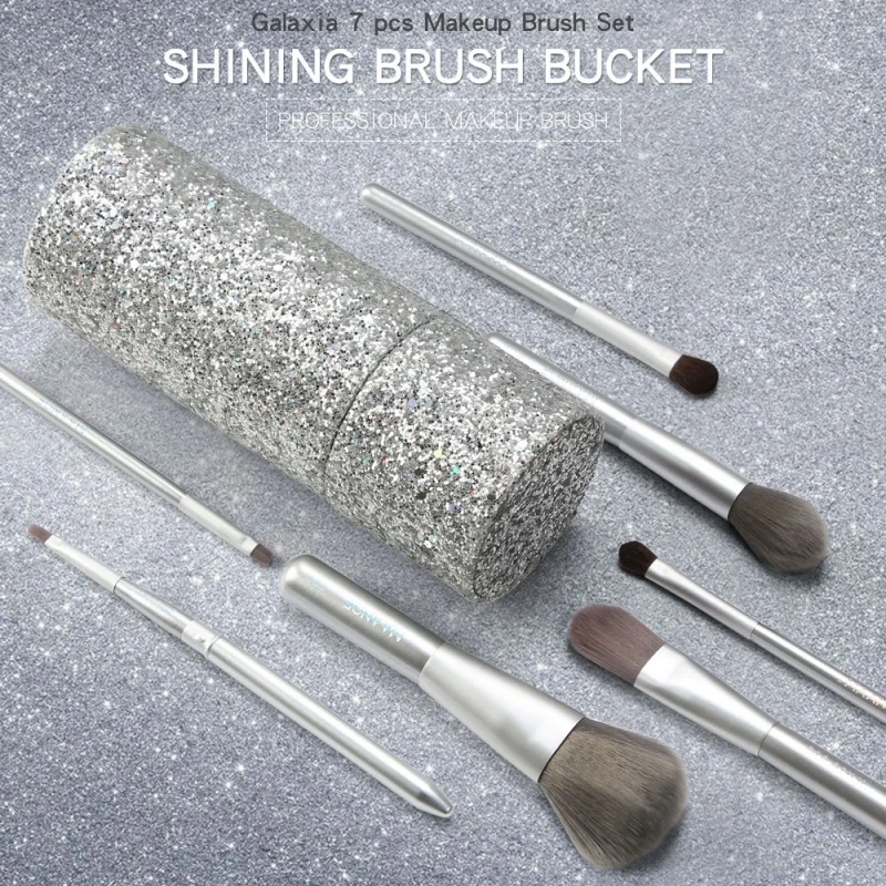 Набор кистей для макияжа MKXJ набор с футляром хранения пудры кисти основы ресниц