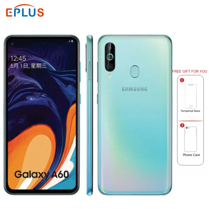 Оригинальный мобильный телефон Samsung Galaxy A60 6 3 дюймовый экран ГБ 128 тройная камера 32