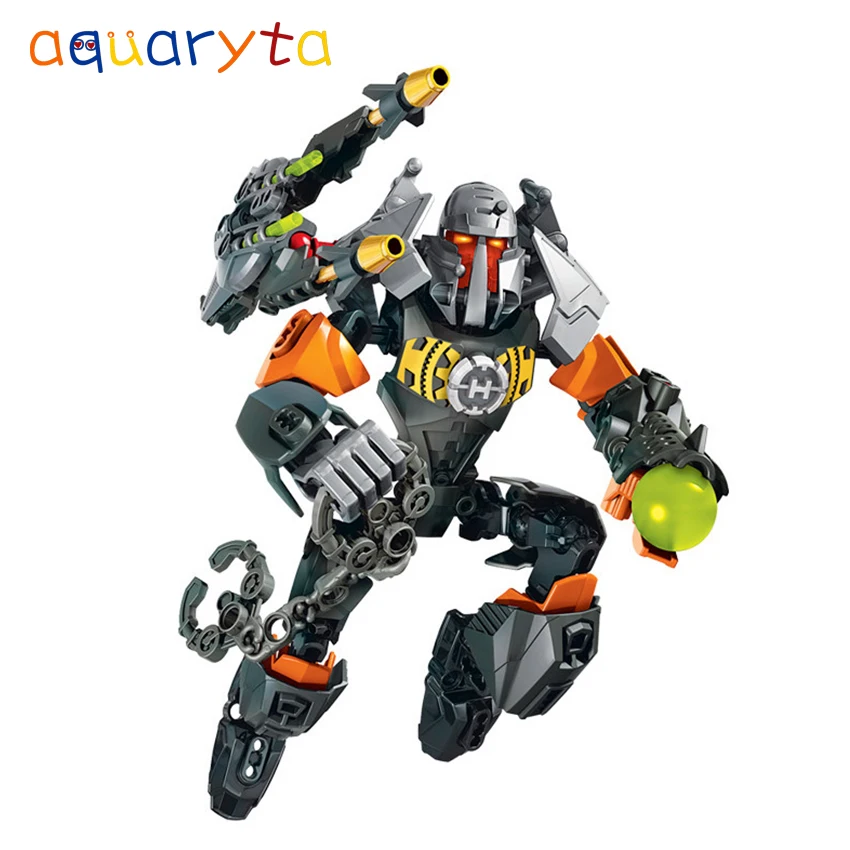 

Aquaryta Building Blocks Sets Series Hero Factory BULK Figures Bricks Toys Compatible with All Brands Enlighten Toy Gift for Boy