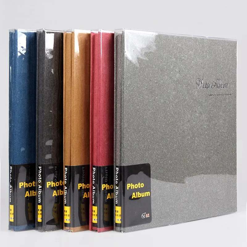 Однотонный фотоальбом сделай сам клейкий тип свадебная книга с памятью подарок