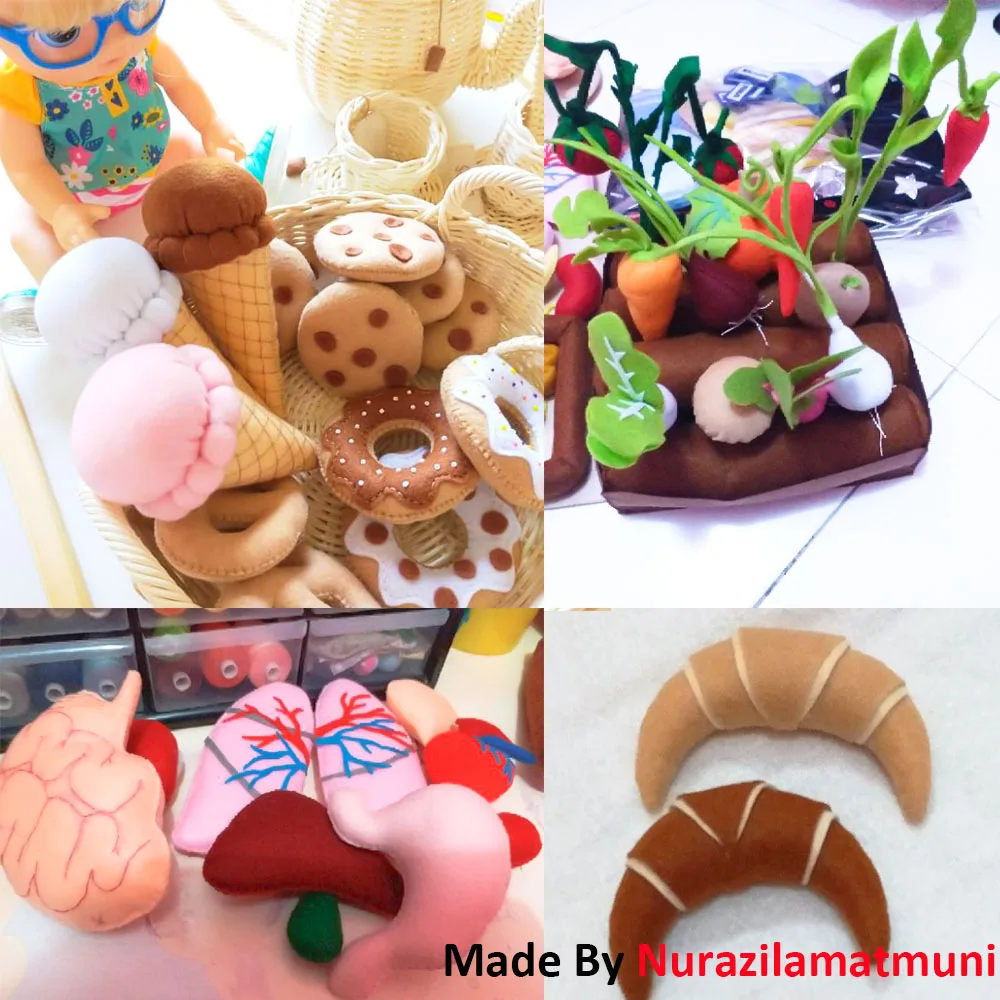 Фетровая ткань 7 цветов 20 х90 см | Дом и сад