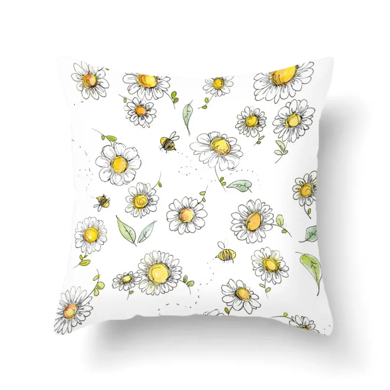 45*45 см домашний декор диван искусственная комната Цветочная ботаника серия