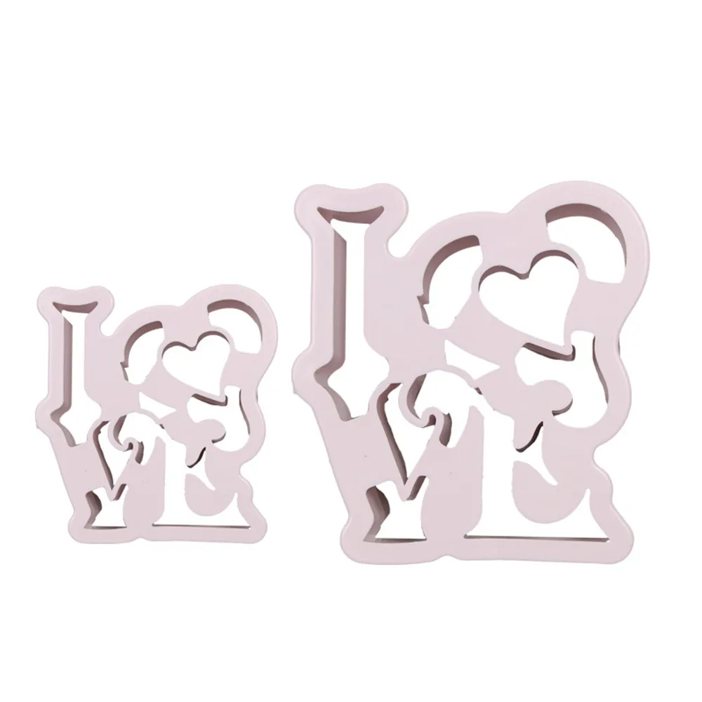 Пресс форма для торта пресс прессования букв LOVE сделай сам изготовления бетонных