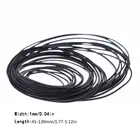 Универсальный квадратный резиновый ремень 45-130 мм шириной 1 мм Смешанная Кассетная лента ременной шкив приводной ремень для рекордеров Walkman DVD